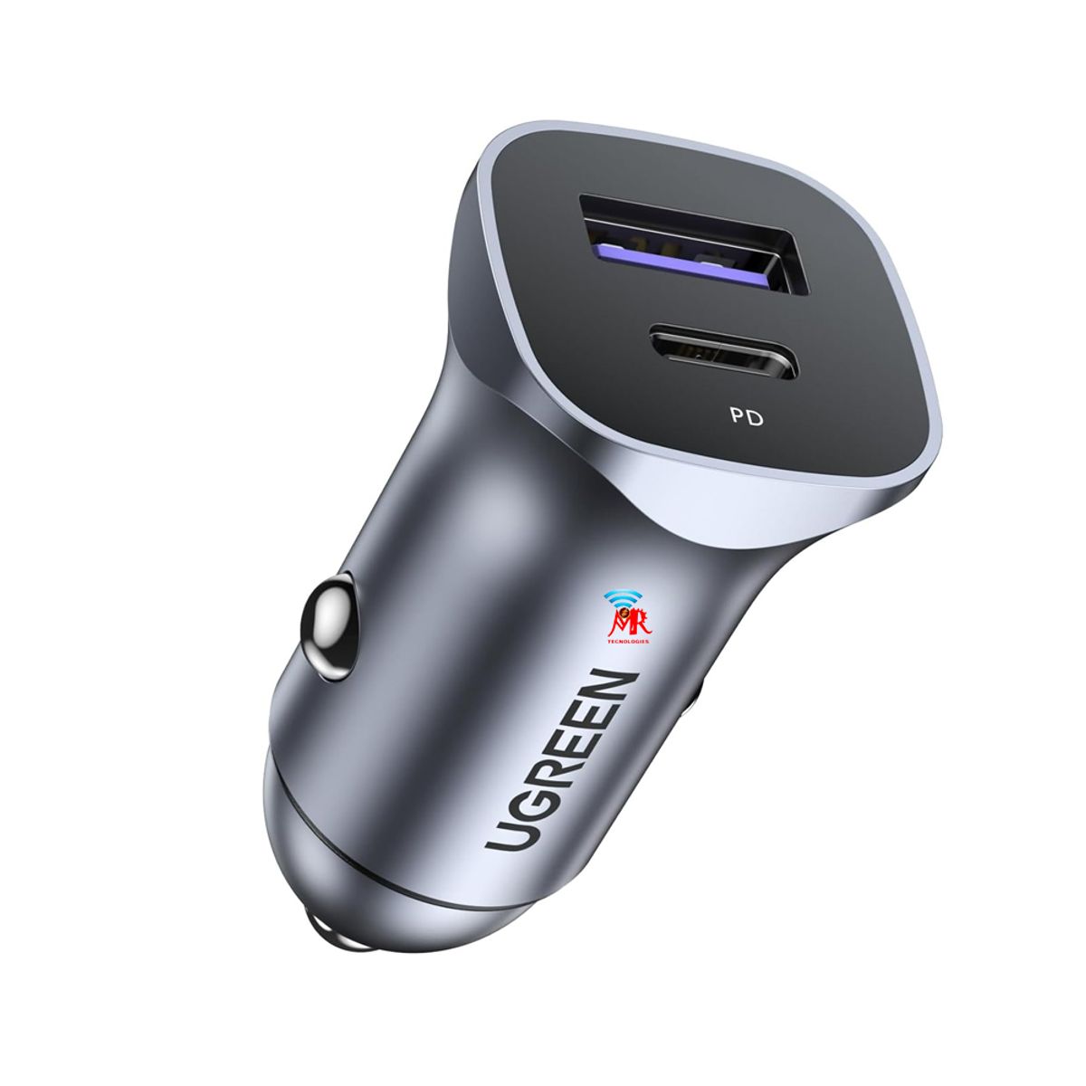 UGREEN - Cargador De Coche Ugreen 30w 2 Puertos Para Encendedor