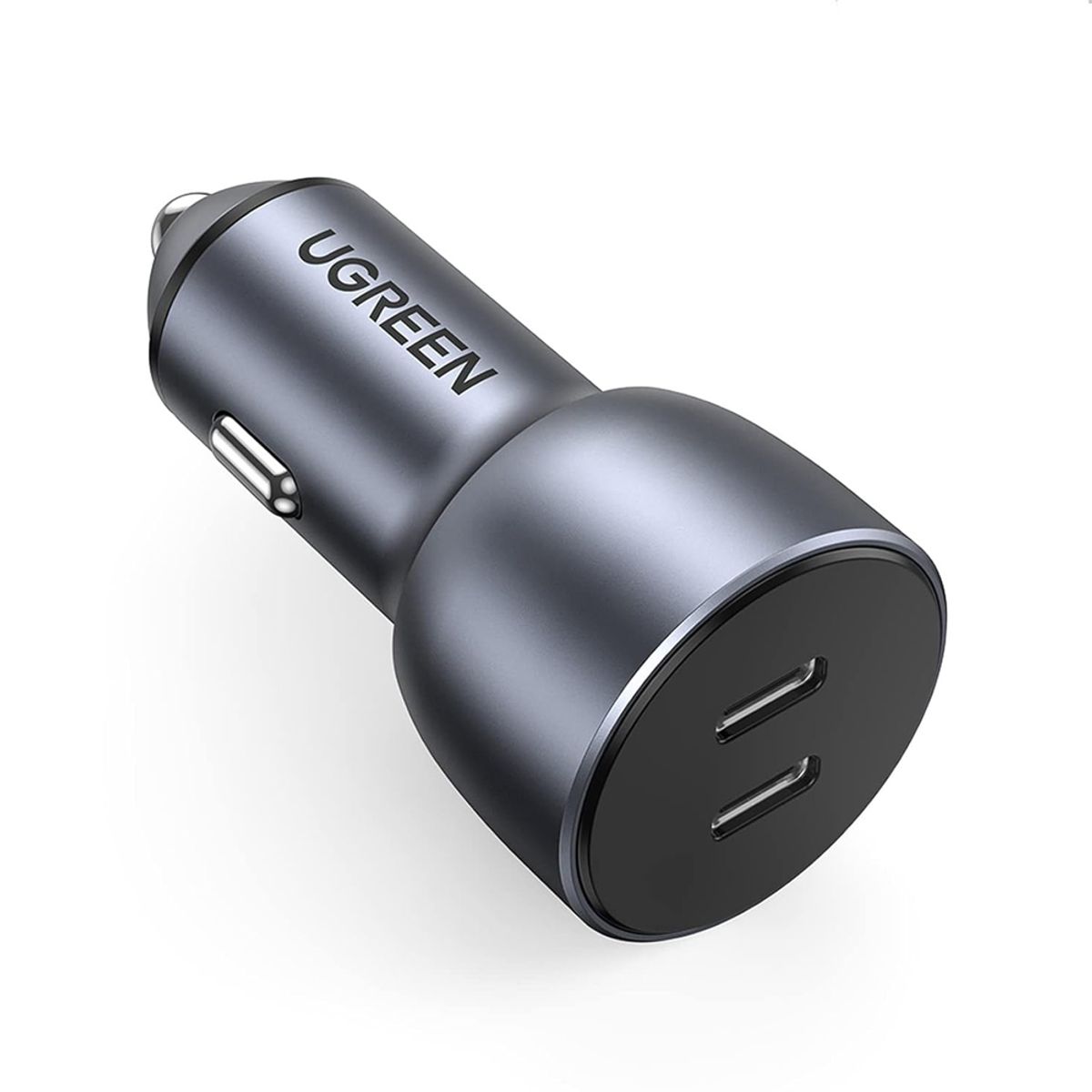 UGREEN - Cargador Auto Usb C Con 2 Puertos Pd3.0 De Carga Rápida 60w