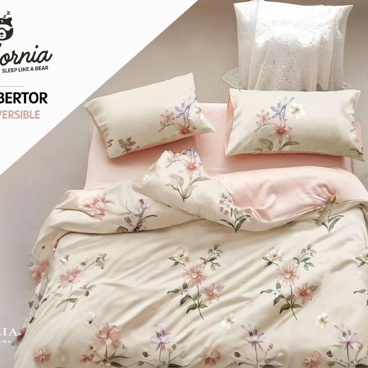 VENEZIA - Set de Edredón QUEEN de 5 pz 100% Calidad