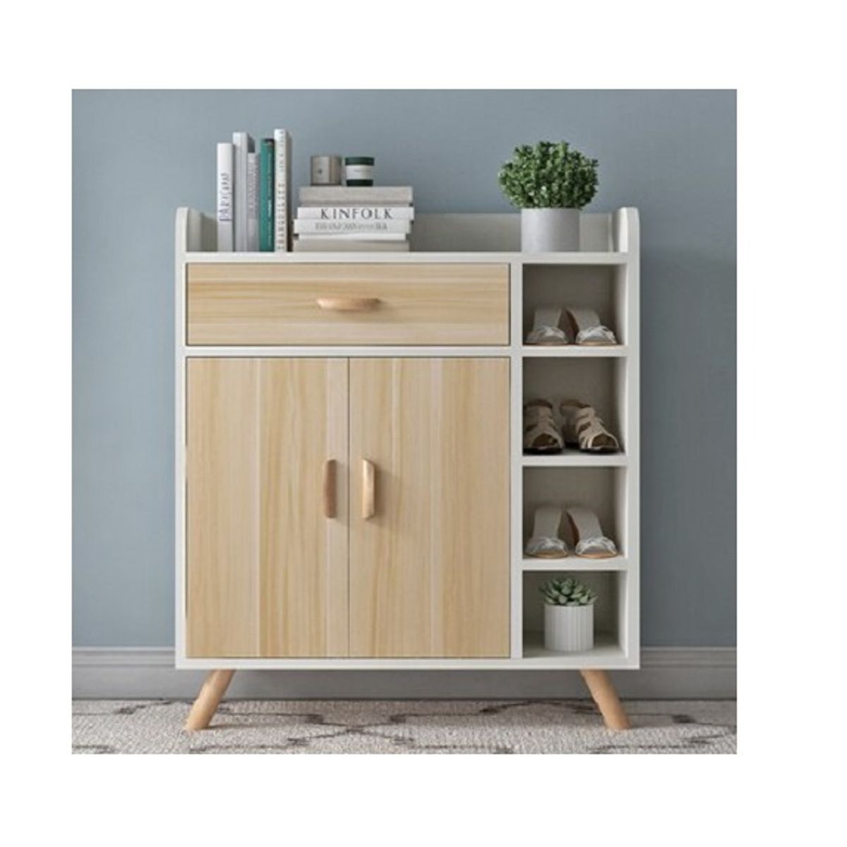 73 EXPERIENCE - Zapatera Ezoy Color Blanco & Manzano - 73 Experience.