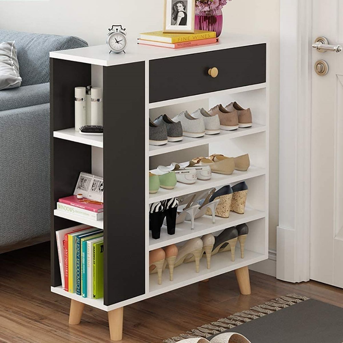 73 EXPERIENCE - Zapatera Brand Color Blanco & Negro - 73 Experience.