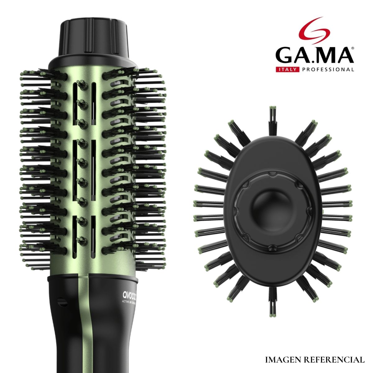 GAMA - CEPILLO MODELADOR AVOCADO POWER BRUSH 3D HDCBR0000000468
