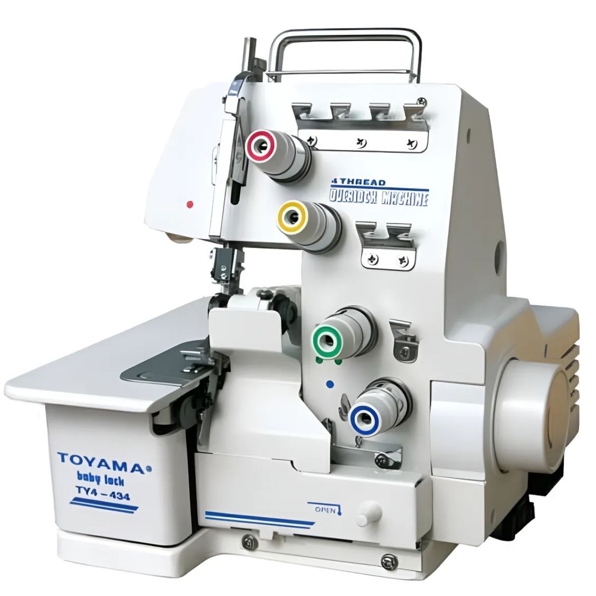 GENERICO - Máquina De Coser Overlock Remalladora 4 Hilos Color Gris