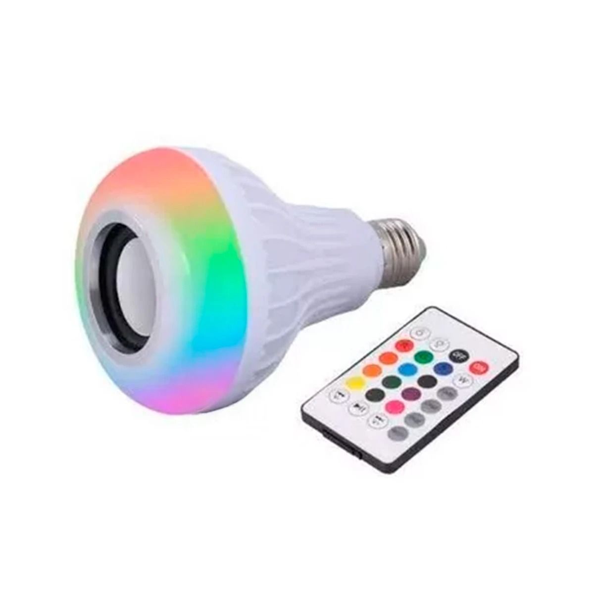 GENERICO - Pack2 Foco Moderno con Bluetooth y Luces Coloridas LED