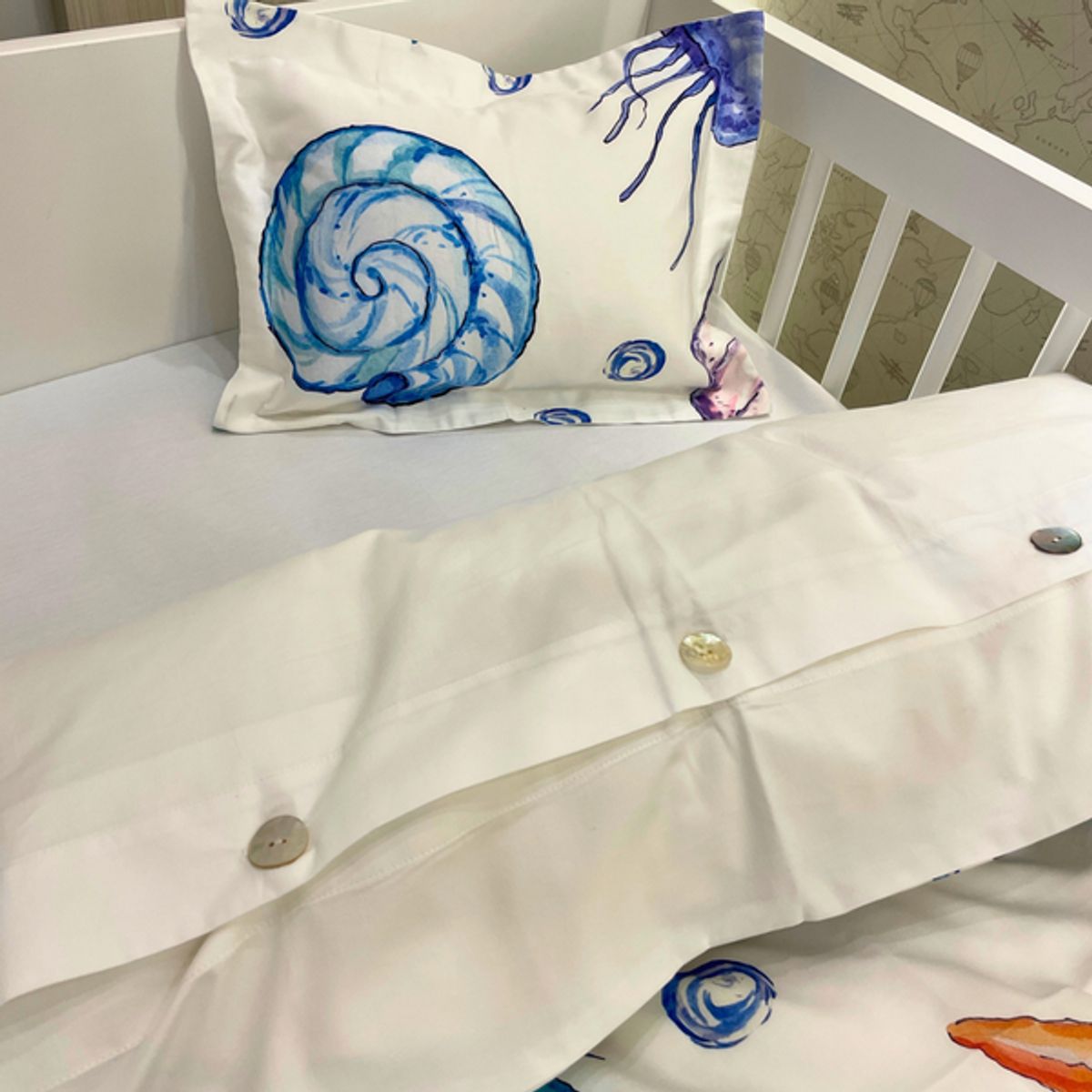 PLUMAS - Juego de Cubreduvet Sea Animals