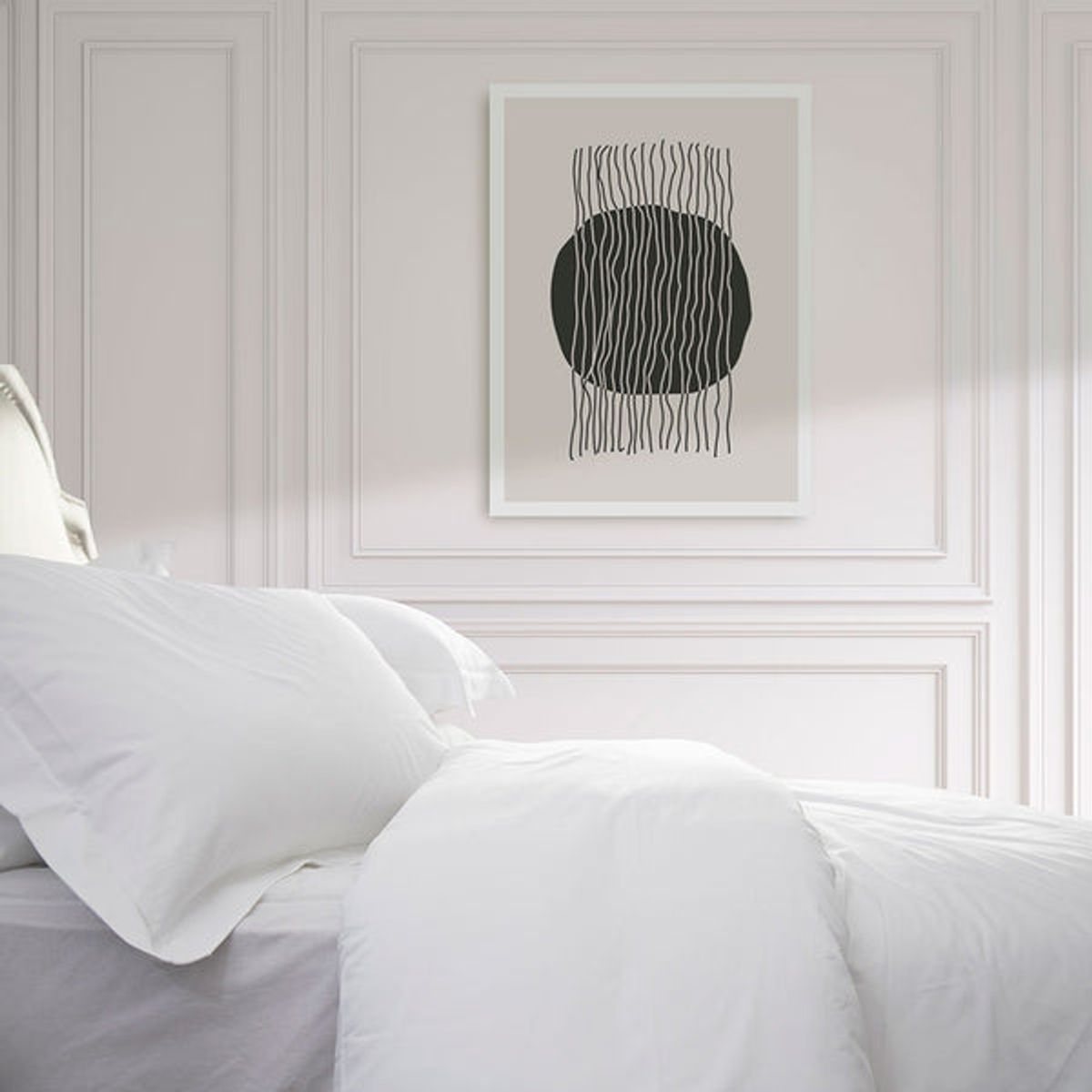 PLUMAS - Juego de Cubreduvet 400 Hilos 100% Algodón Pima Blanco