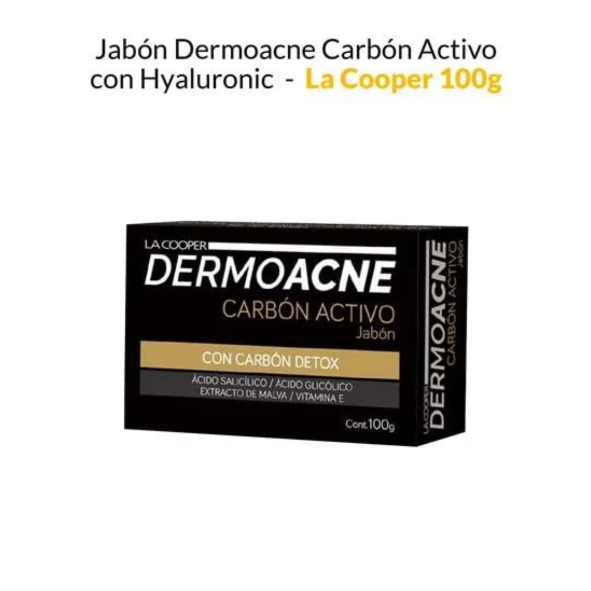 OEM - Jabón Dermoacne Carbón Activo