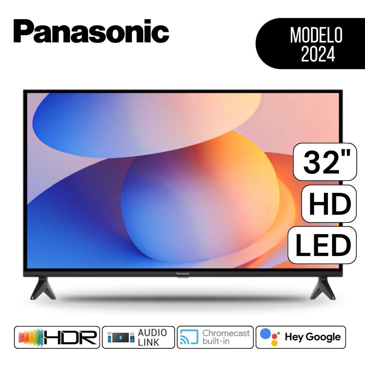PANASONIC - Televisor Panasonic 32"  Pulg. LED HD TC-32NS600P - Negro