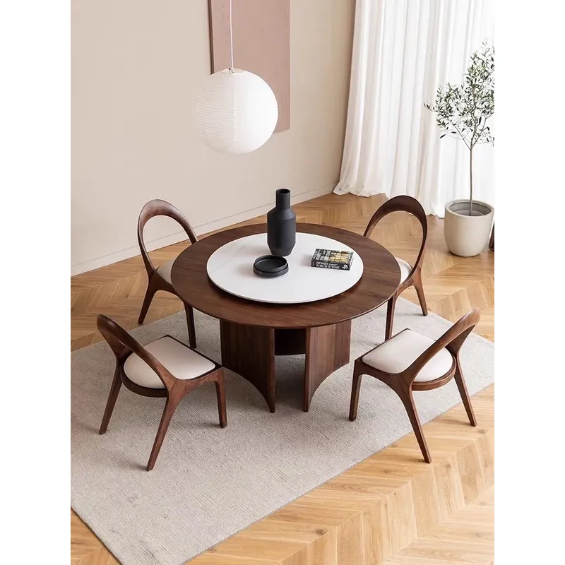 STIL NOVO - JUEGO DE COMEDOR 4 SILLAS LEO BEIGE CLARO
