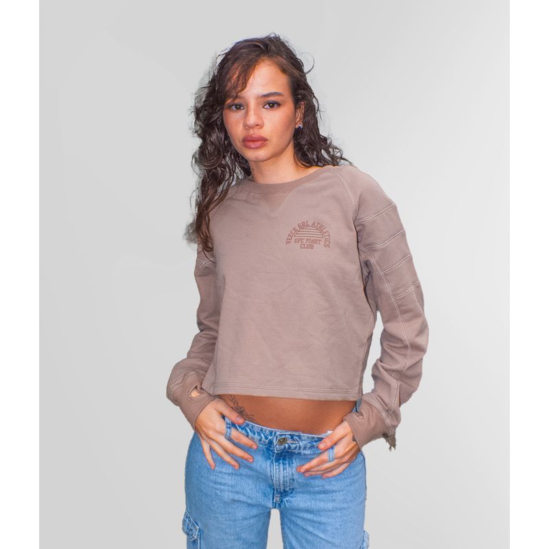 VEECE - Polera Algodón Veece Mujer UFC Fight Club Crew