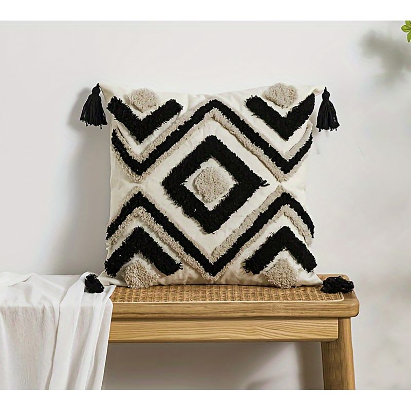 TEJICORP - Cojín Harald diseño nórdico 45 x 45 cm