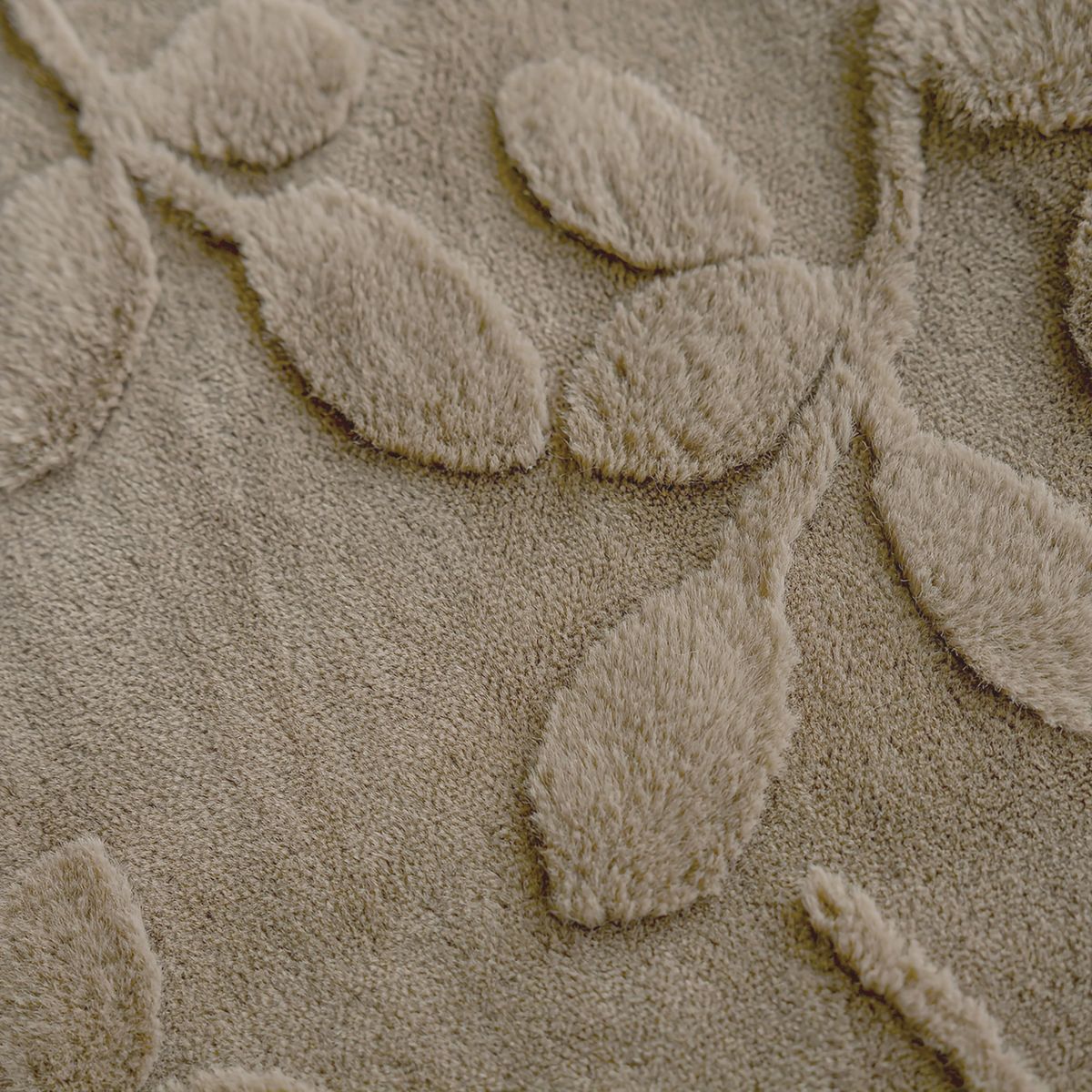 TEJICORP - Cojín Leave beige 45 x 45 cm