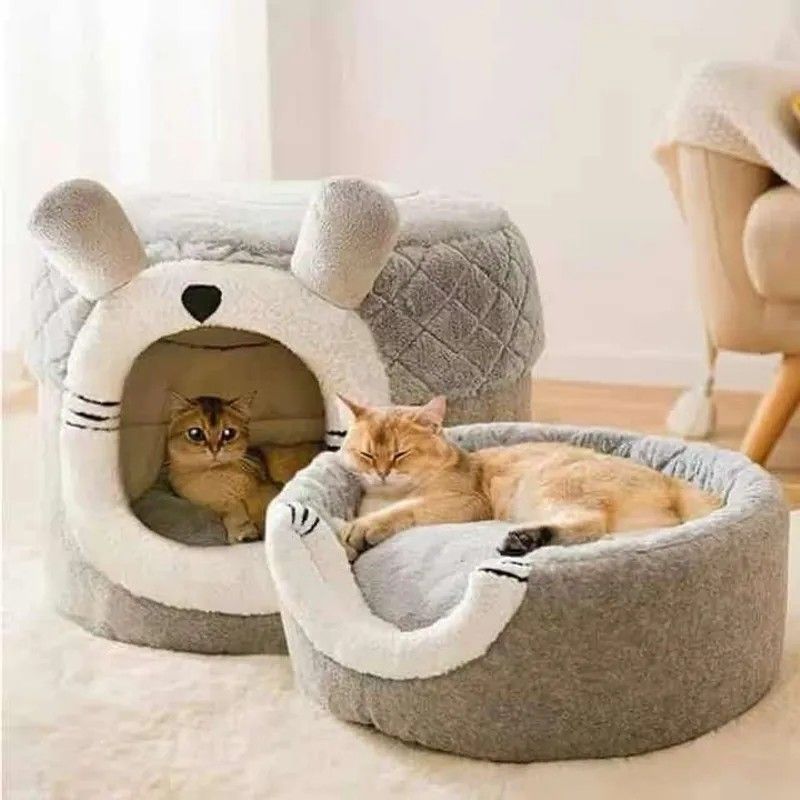 GENERICO - CAMA 2 EN 1 PARA MASCOTAS (GATOS, PERROS, CONEJOS)