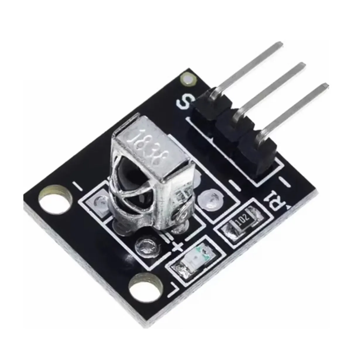 GENERICO - Módulo Receptor Infrarrojo KY-022 Sensor IR 1838 Control Remoto