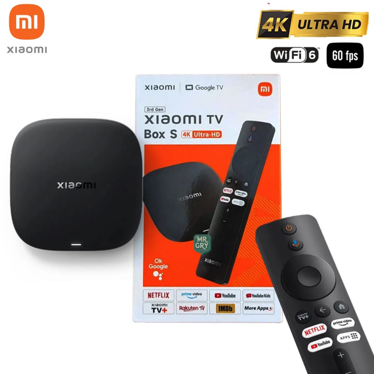 XIAOMI - Xiaomi TV Box S 3ra generación 4K Ultra HD - Negro