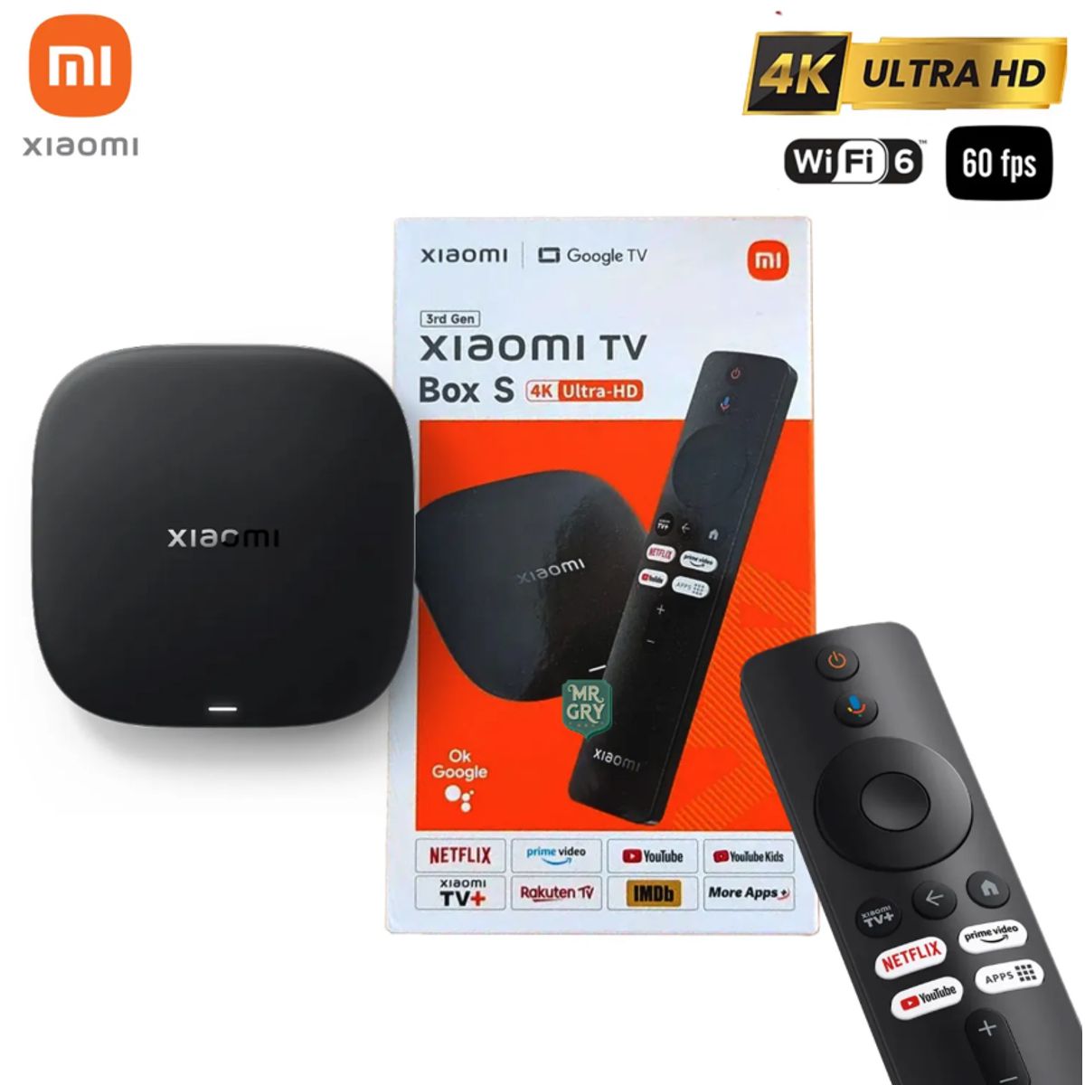 XIAOMI - Xiaomi TV Box S 3ra generación 4K Ultra HD - Negro