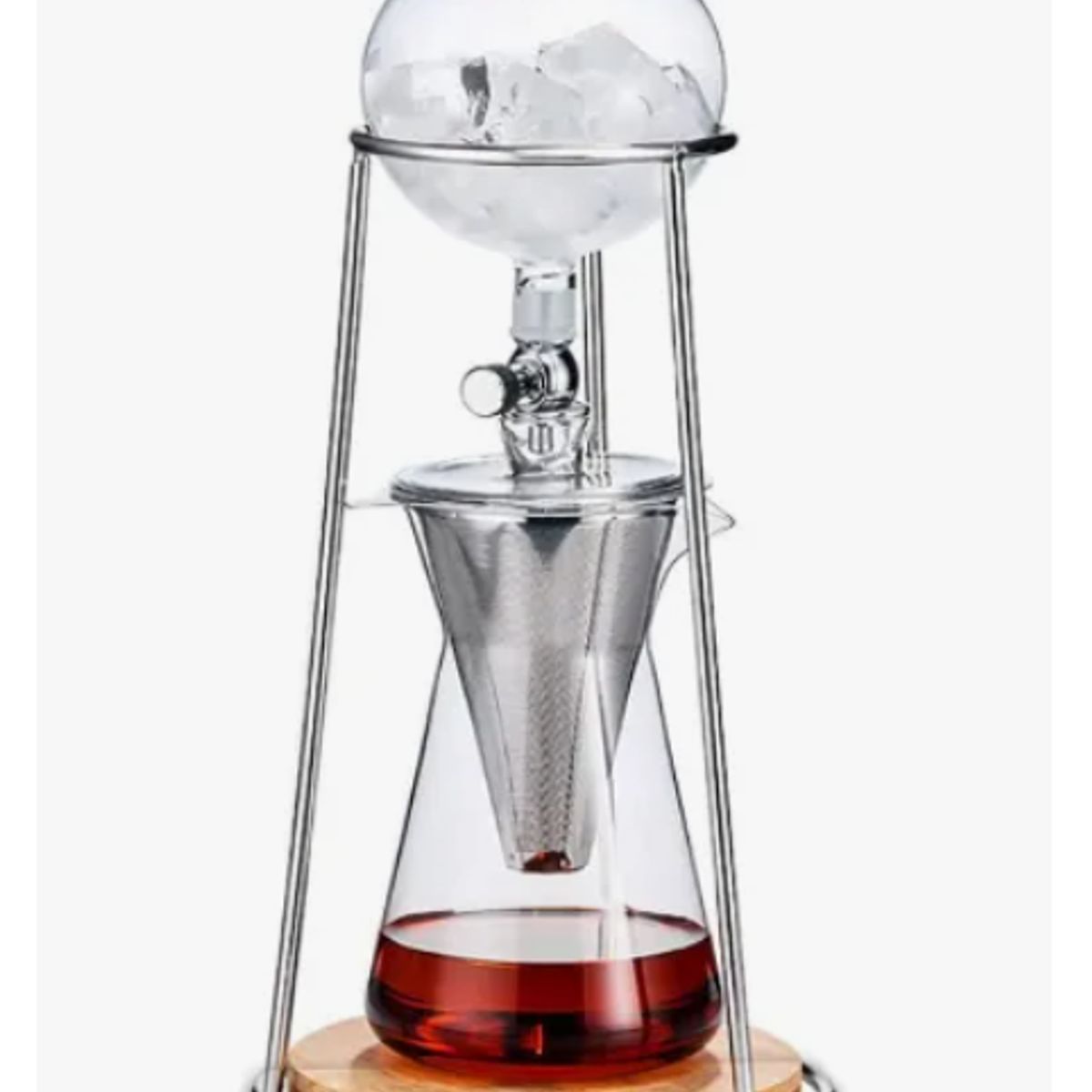 GENERICO - Cafetera De Goteo Frio De 400 Ml Plateado