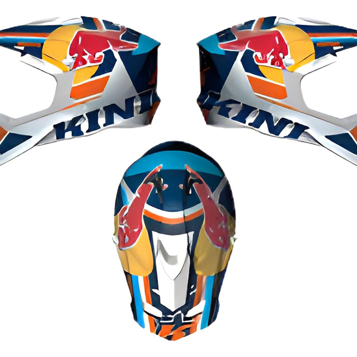 KTM - Casco Ktm Kini-rb Competition Blanco/azul T-m