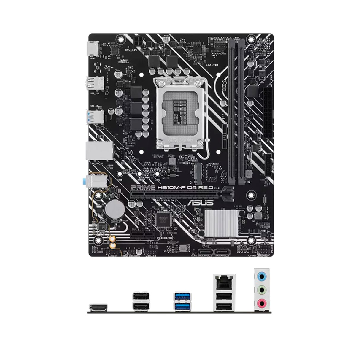 ASUS - Motherboard ASUS PRIME H610M-F D4 R20H610 LGA1700 micro-ATX