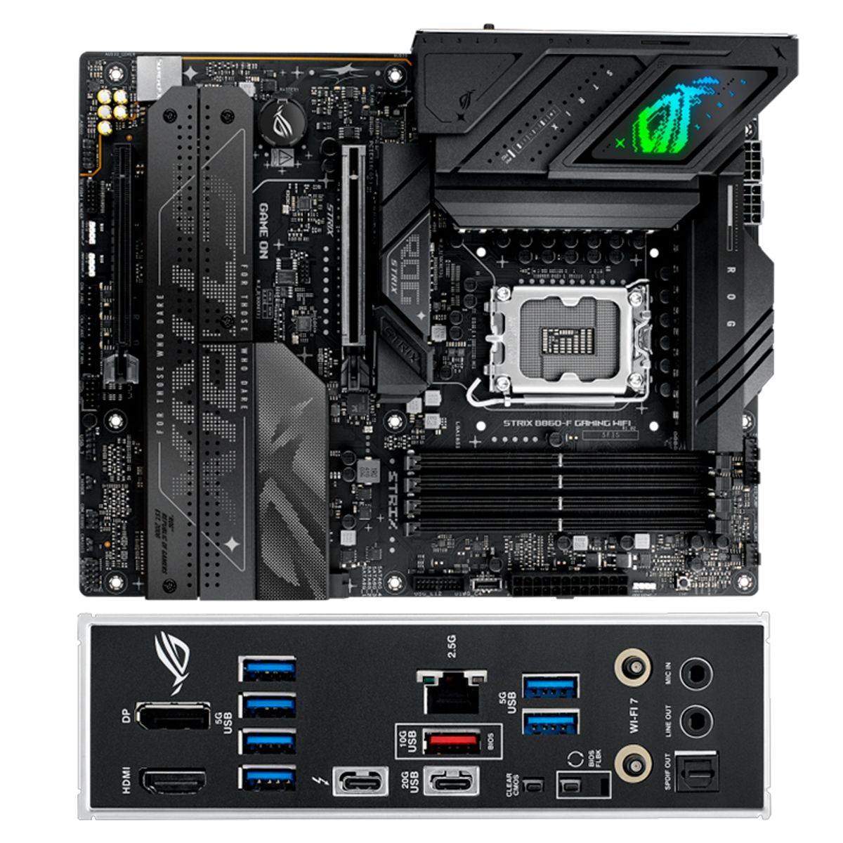 ASUS - Motherboard ASUS ROG STRIX B860-F GAMING WIFIB860 LGA 1851 ATX