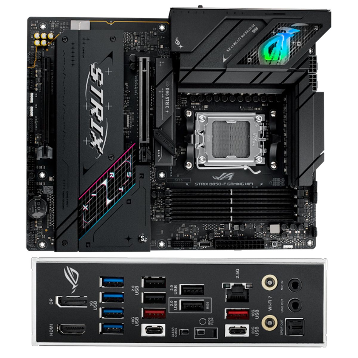 ASUS - Motherboard ASUS ROG STRIX B850-F GAMING WIFI B850 AM5 ATX