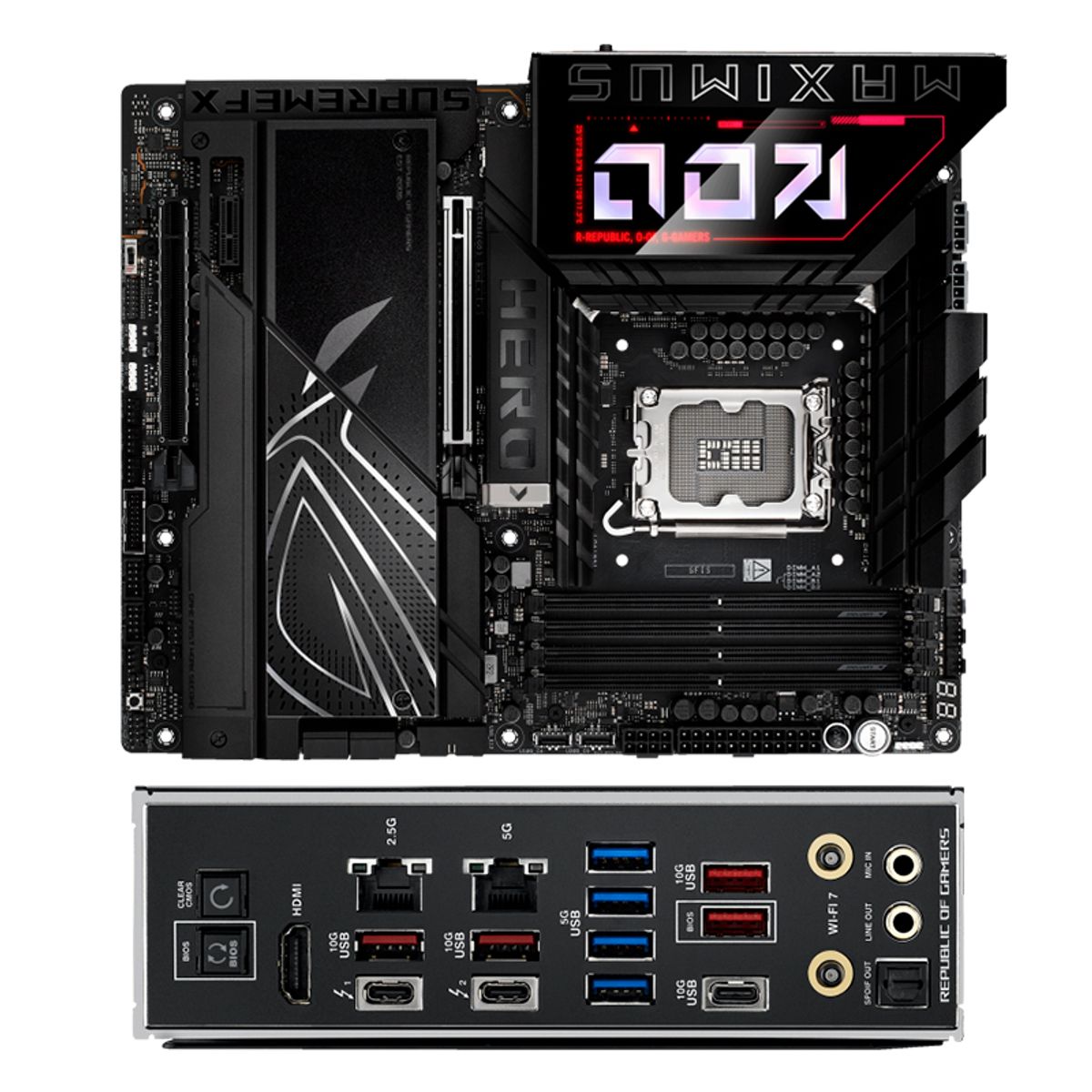 ASUS - Motherboard ASUS ROG MAXIMUS Z890 HEROZ890 LGA 1851 HDMI ATX