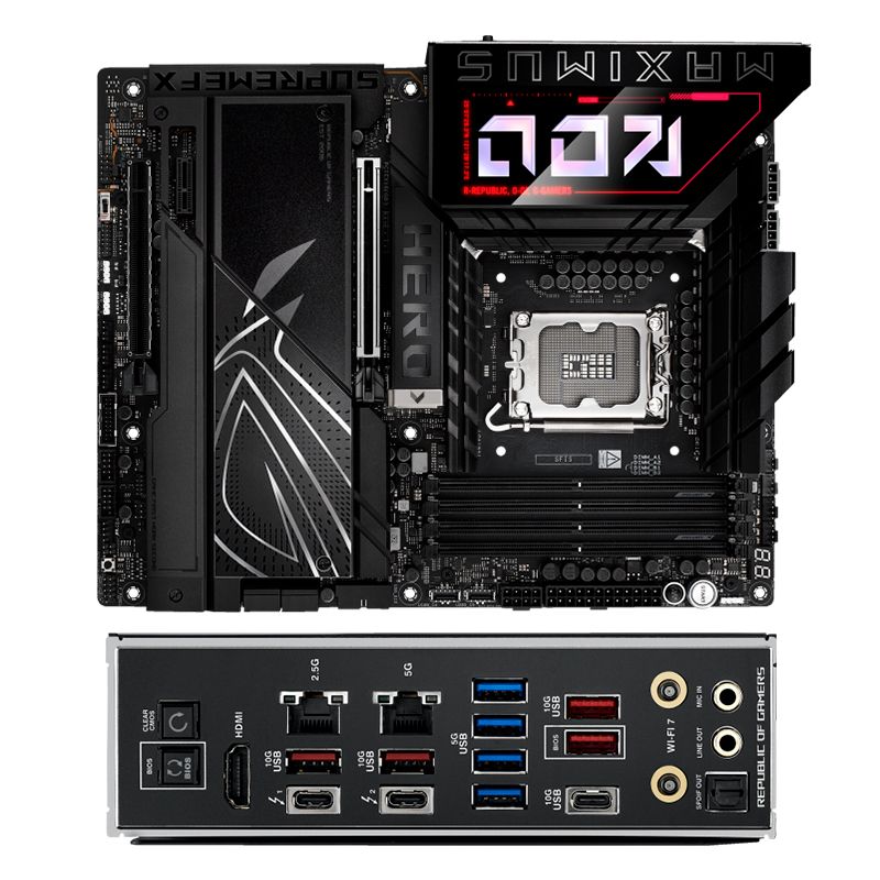 ASUS - Motherboard ASUS ROG MAXIMUS Z890 HEROZ890 LGA 1851 HDMI ATX