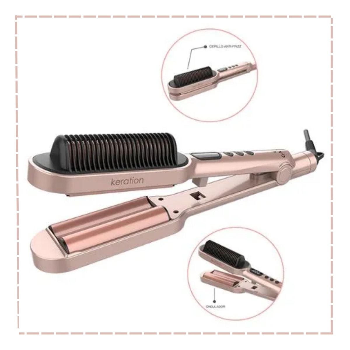 GAMA - Rizador GAMA Waver & Brush Keration