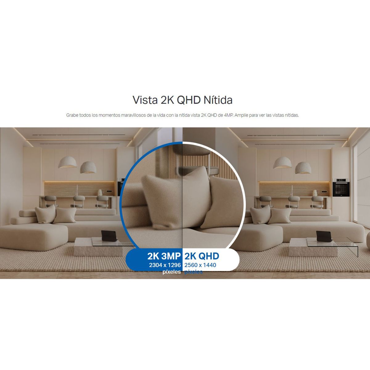 TP LINK - Tapo C220 4MP 2K Cámara Seguridad Wi-Fi Giratoria 360°