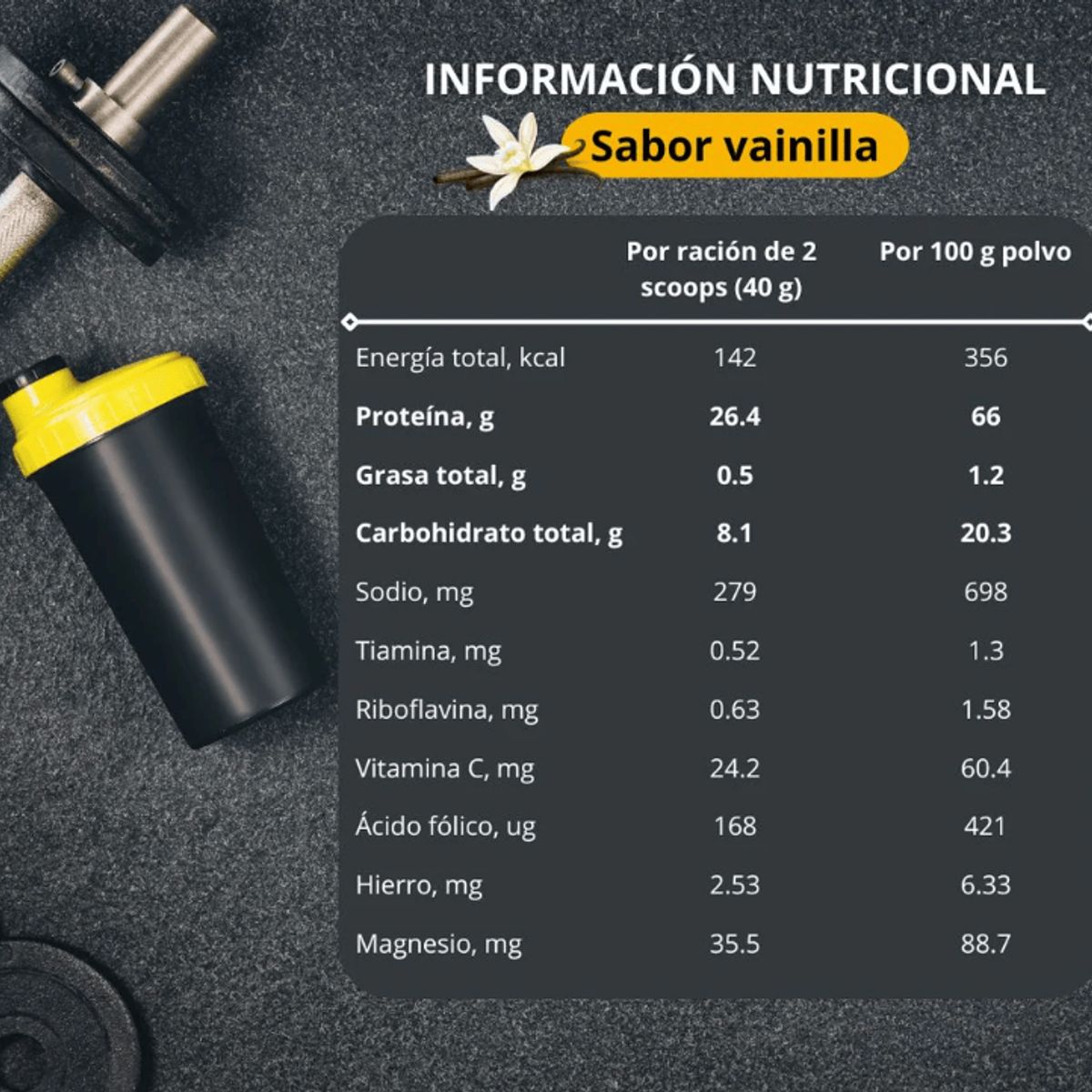 OVOPOWER - Ovopower - Proteína en polvo sabor vainilla 1kg
