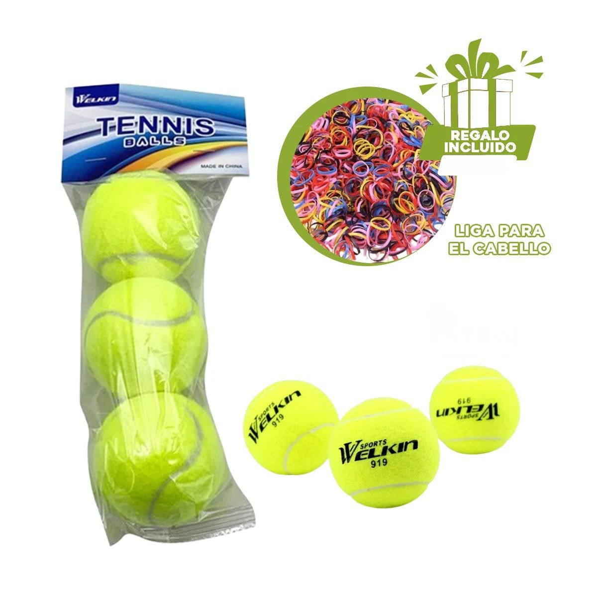 GENERICO - Pelotas para Jugar al Aire Libre Tenis Y+Ligas de Regalo
