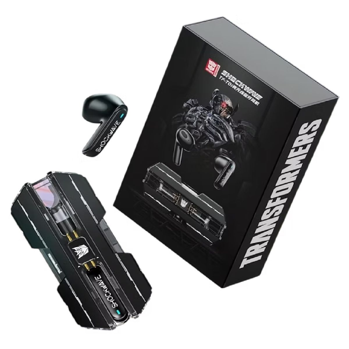 TRANSFORMERS - Audifonos Transformers TF-T01  wireless headphones BLACK