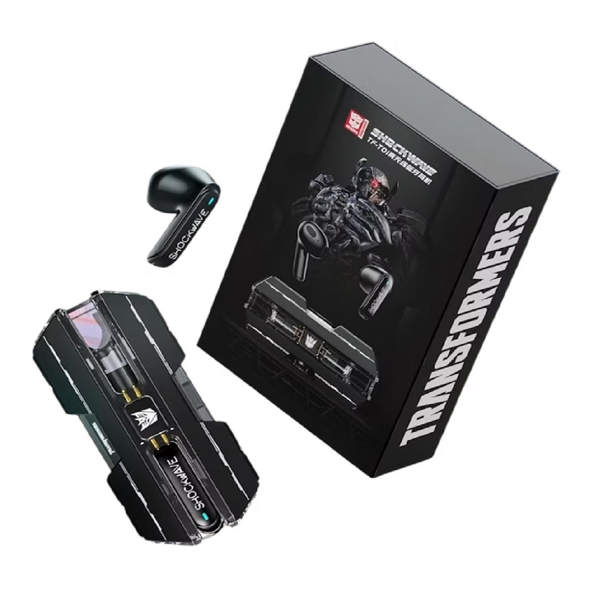 TRANSFORMERS - Audifonos Transformers TF-T01  wireless headphones BLACK