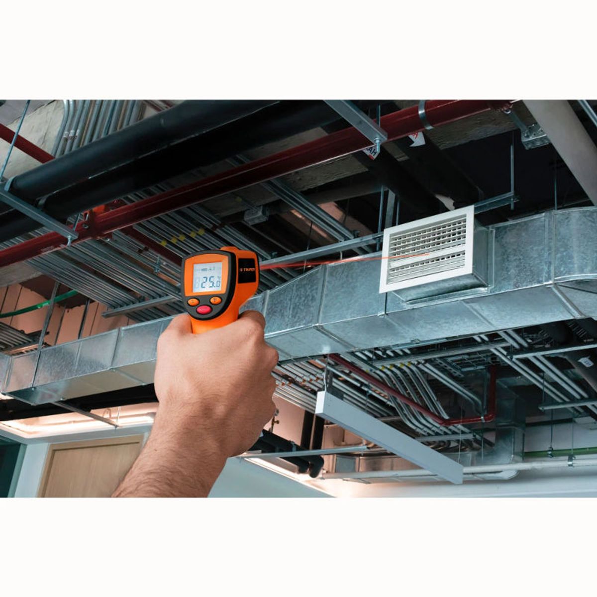 TRUPER - Termometro Laser o Medidor de temperatura de -50°C a 500°C Truper