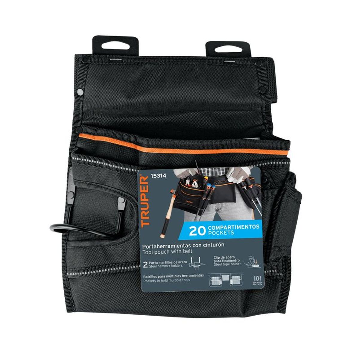 TRUPER - Porta herramientas de poliéster 5 compartimentos Truper - 101665