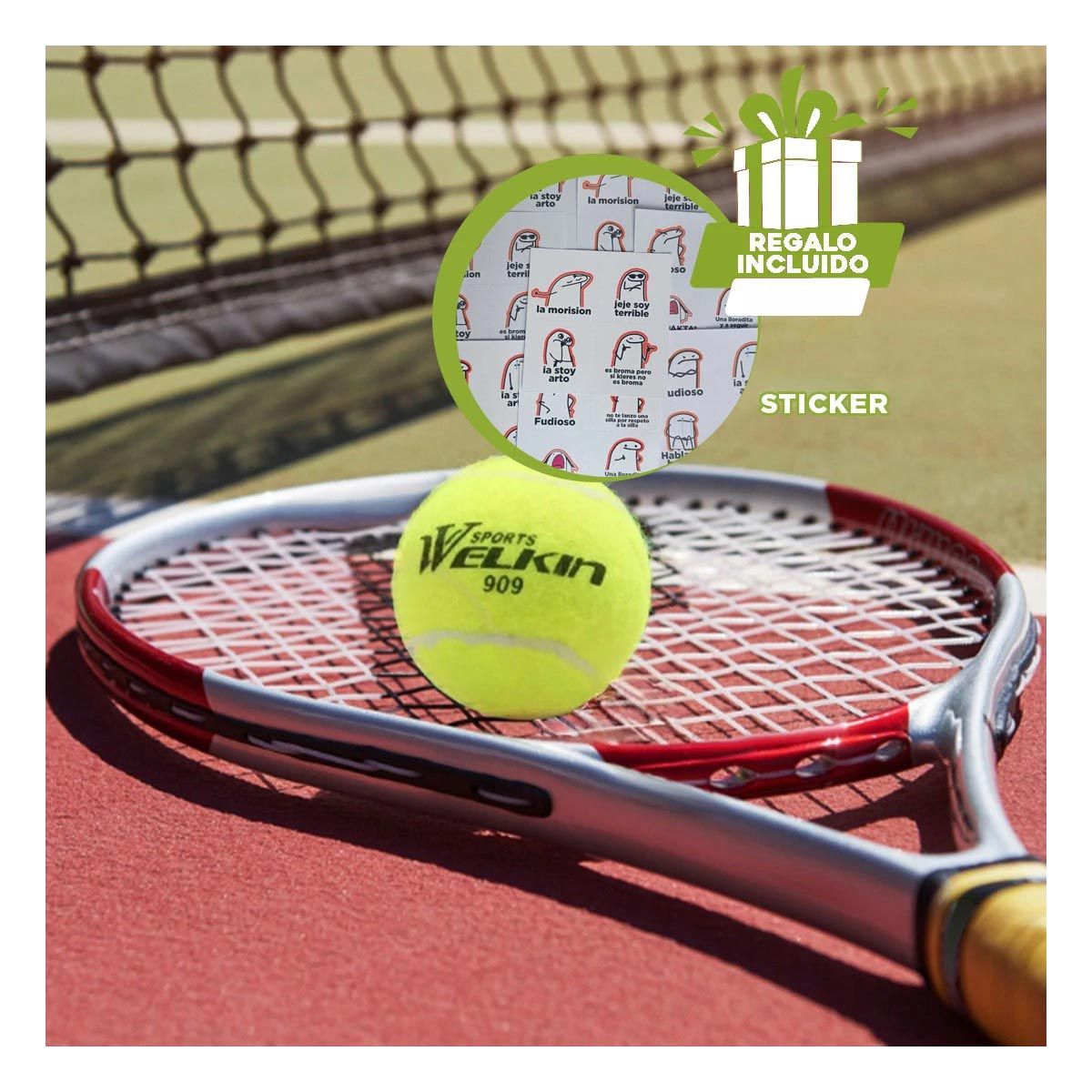 GENERICO - Set 3 Pelotas para Jugar al Tenis Y+Regalo Stickers