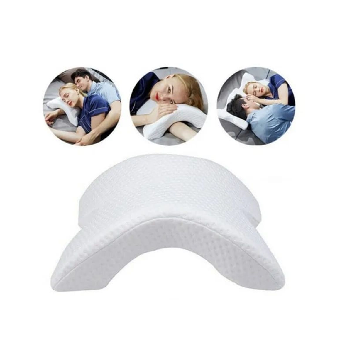 GENERICO - Almohada Apoya Brazo Con Memoria Espalda Cuello