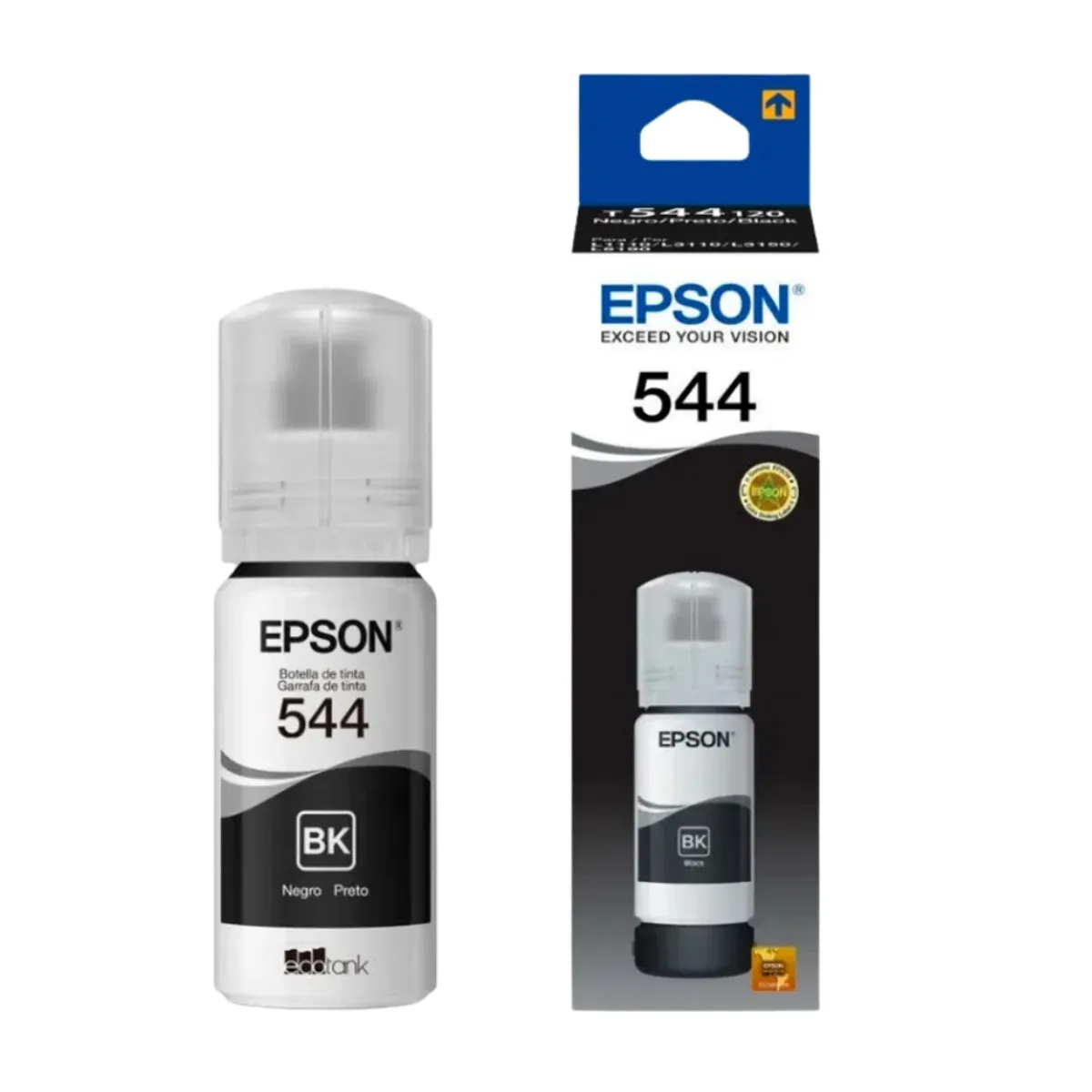 EPSON - Botella de Tinta Epson T544120-AL Color Negro