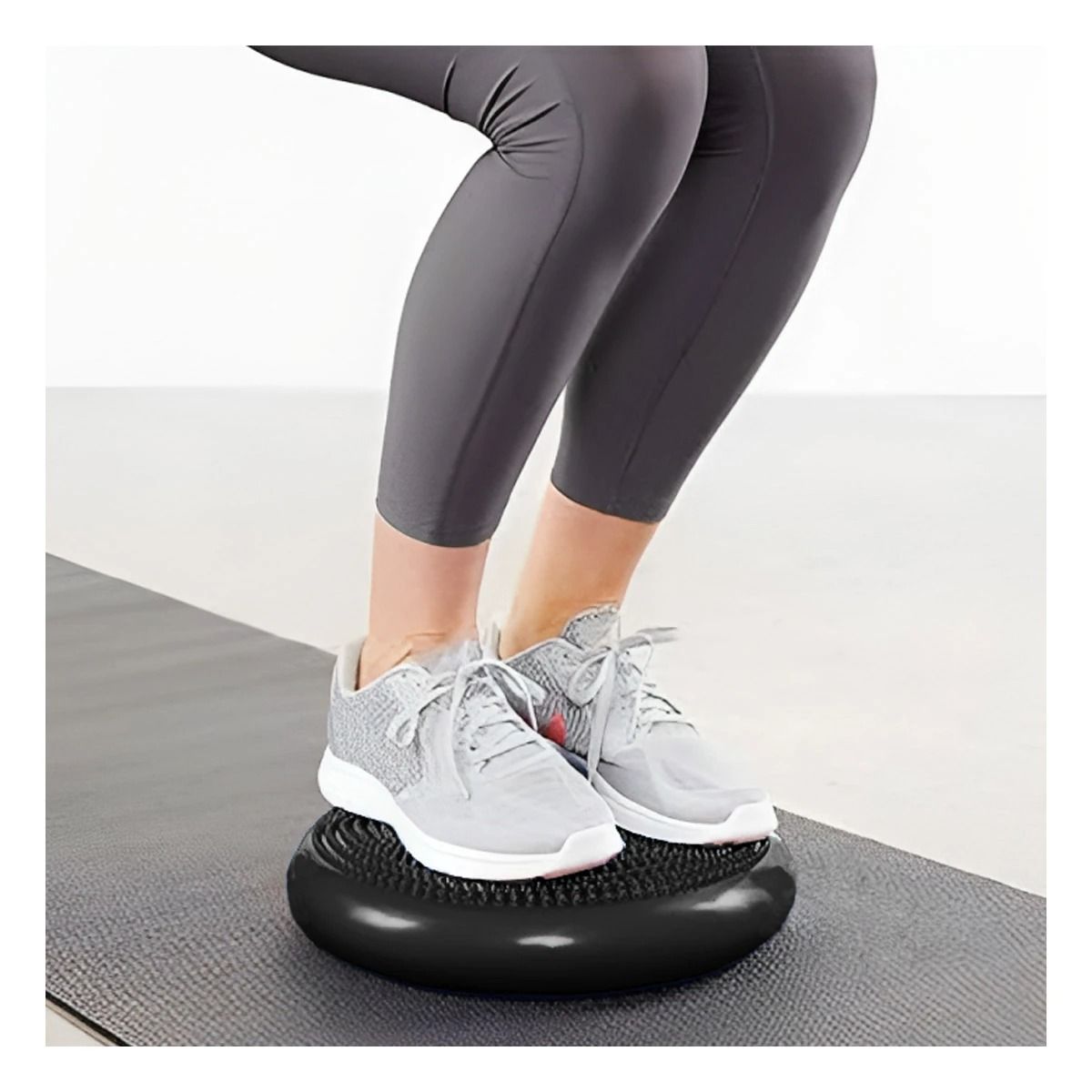 GENERICO - Pack2 Disco de Balance de Ejercicio en Color Negro