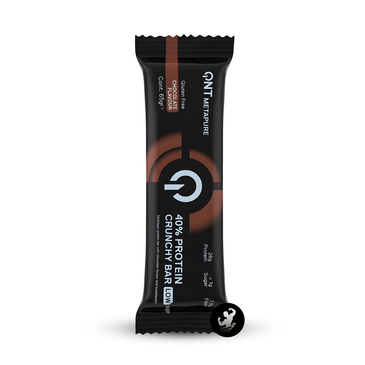 QNT - Caja x 12 barras de proteína crunchy QNT - Chocolate