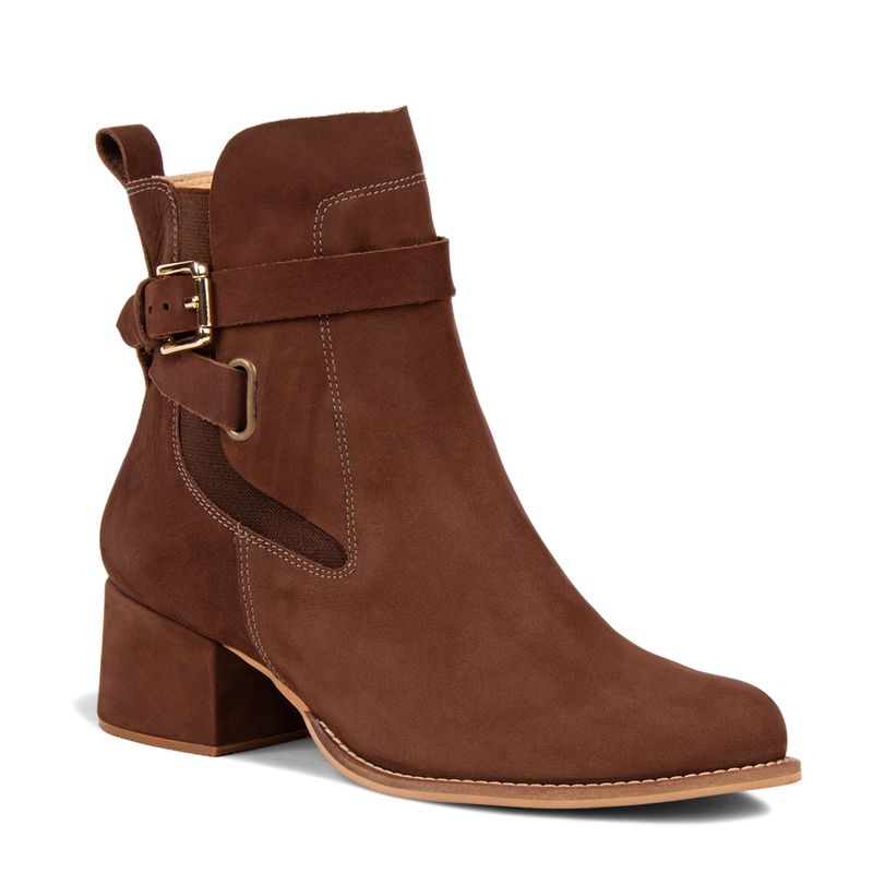 ALMUDENA MILIANI - CALZADO DAMA CUERO BOTA RACHEL CHOCOLATE