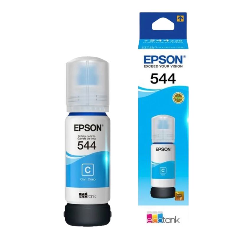 EPSON - Botella de Tinta Epson T544220-AL Color Celeste