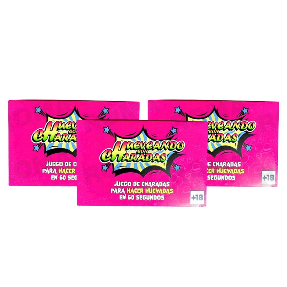 GENERICO - PACK 3 HUEVEANDO CON CHARADAS - JUEGO DE MESA