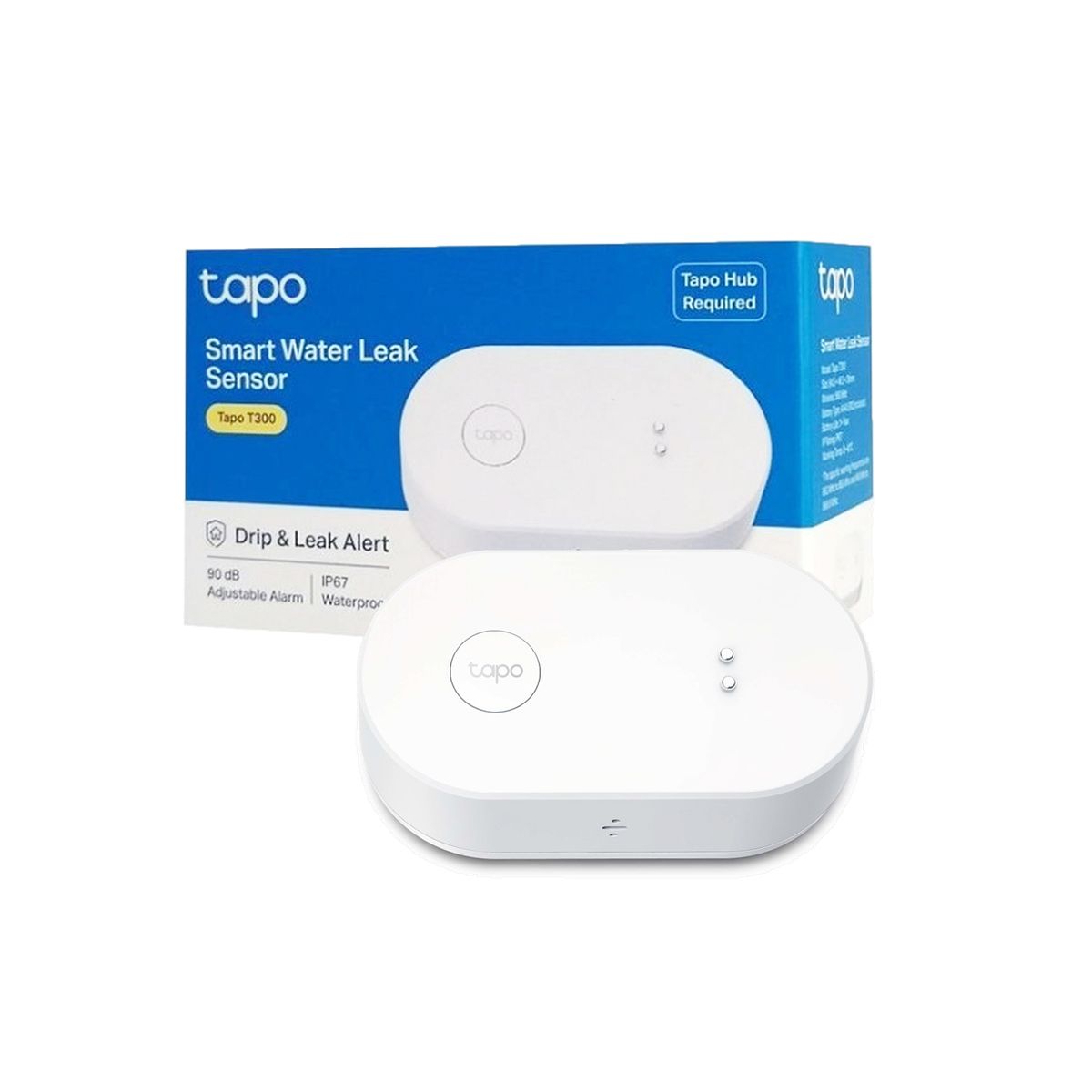 TP LINK - Tapo T300 Sensor Inteligente de Fugas de Agua 90dB IP67