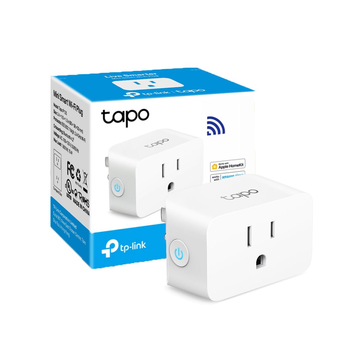TP LINK - Tapo P125 Enchufe Mini Inteligente Wifi Temporizador