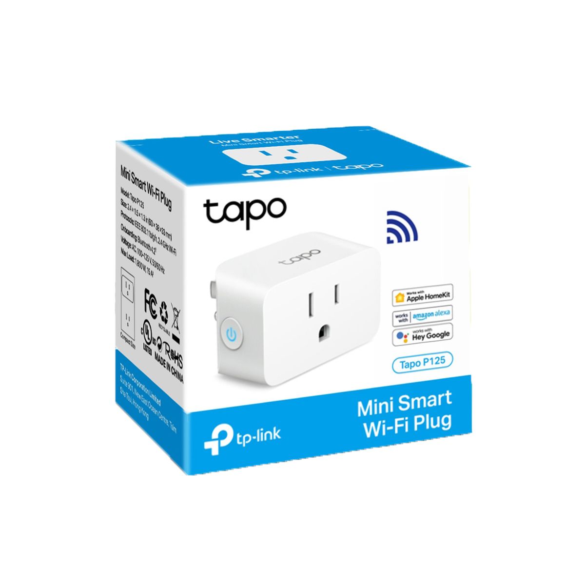 TP LINK - Tapo P125 Enchufe Mini Inteligente Wifi Temporizador