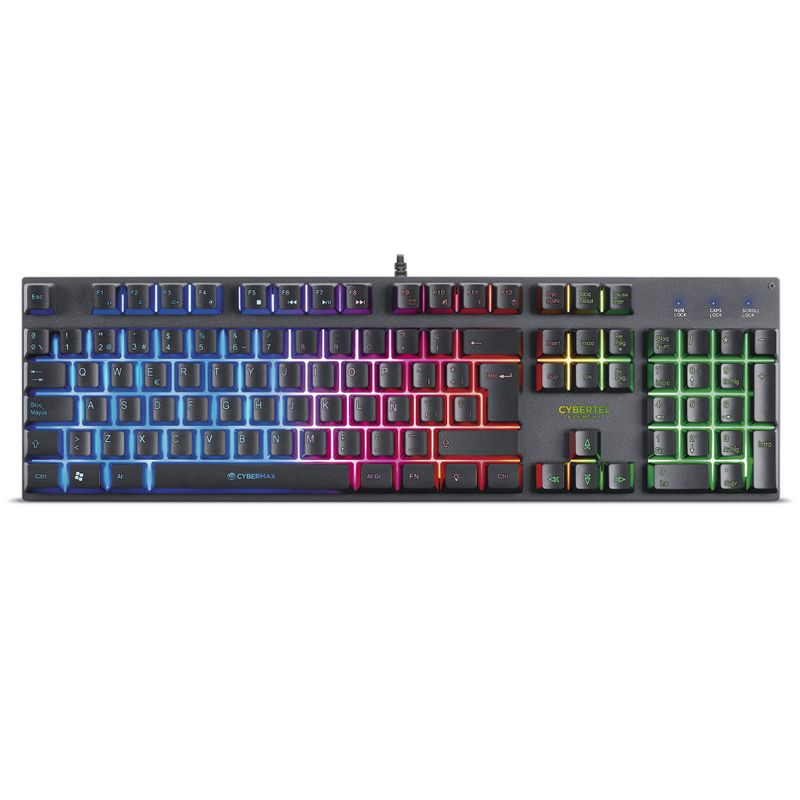 CYBERTEL - Teclado Gamer color negro Cybertel ELEMENT CYB K500