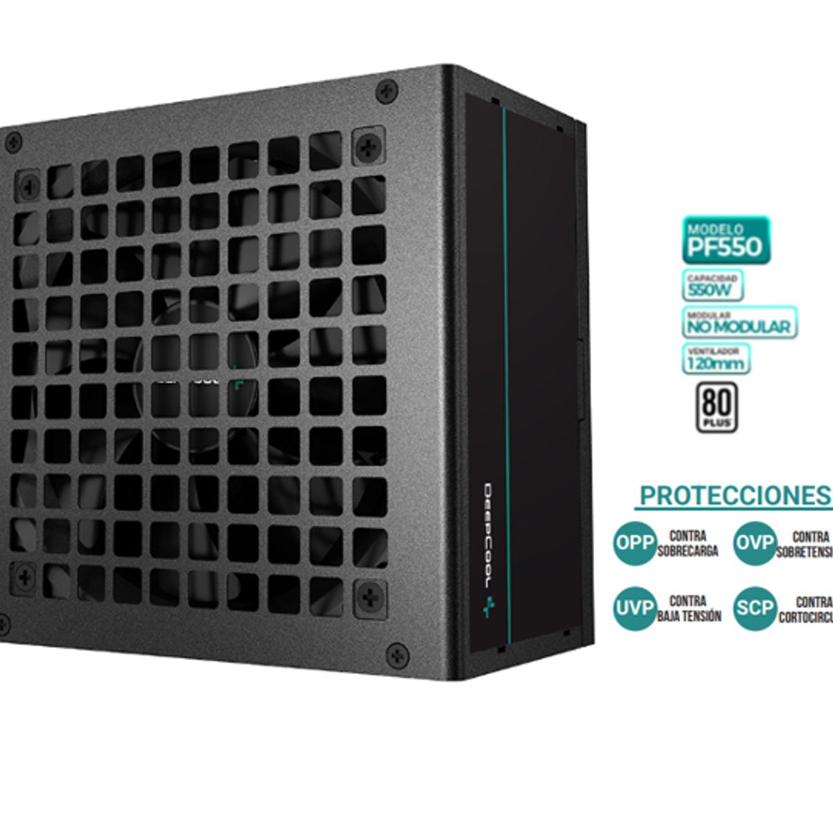 DEEPCOOL - Fuente De Poder PF650 80 PLUS 650W DeepCool
