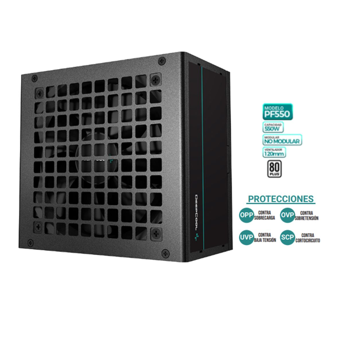 DEEPCOOL - Fuente De Poder PF650 80 PLUS 650W DeepCool