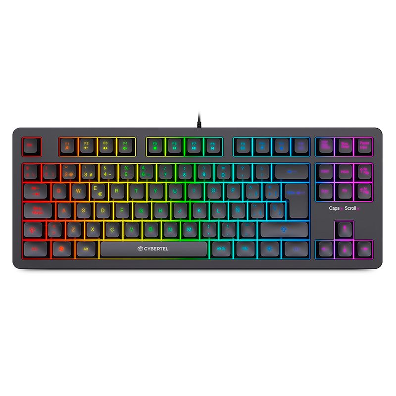 CYBERTEL - Teclado Gamer color negro Cybertel KILLER CYB K501